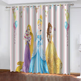 Carica l&#39;immagine nel visualizzatore Galleria, Disney Princess Tende Cosplay Tende oscuranti per finestre Decorazione della stanza