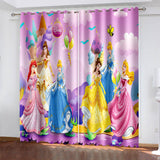 Load image into Gallery viewer, Disney Princess Curtains Cosplay Blackout Window Drapes