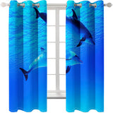 Load image into Gallery viewer, Dolphin Curtains Blackout Window Treatments Drapes for Room Decoration