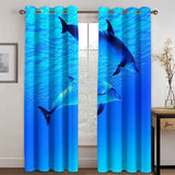 Load image into Gallery viewer, Dolphin Curtains Blackout Window Treatments Drapes for Room Decoration
