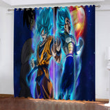 Load image into Gallery viewer, Dragon Ball Curtains Blackout Window Treatments Drapes for Room Decor