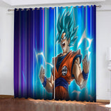 Load image into Gallery viewer, Dragon Ball Curtains Blackout Window Treatments Drapes for Room Decor