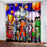 Load image into Gallery viewer, Dragon Ball Curtains Pattern Blackout Window Drapes