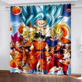 Load image into Gallery viewer, Dragon Ball Curtains Pattern Blackout Window Drapes