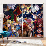 Load image into Gallery viewer, Fairy Tail Curtains Cosplay Blackout Window Drapes for Room Decoration