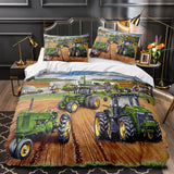 Carica l&#39;immagine nel visualizzatore Galleria, Set di biancheria da letto per trattori con simulatore agricolo Copripiumini Set di lenzuola