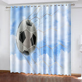 Load image into Gallery viewer, Football Curtains Blackout Window Treatments Drapes for Room Decoration