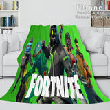 Laden Sie das Bild in den Galerie-Viewer, Fortnite Cosplay Flanell-Fleece-Decke, Überwurf, Wickeldecke