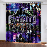 Load image into Gallery viewer, Fortnite Curtains Blackout Window Treatments Drapes for Room Decoration