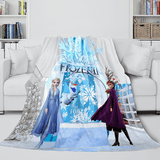 Laden Sie das Bild in den Galerie-Viewer, Die Eiskönigin 2 Anna Elsa Flanell-Fleece-Decke wirft Cosplay-Decken