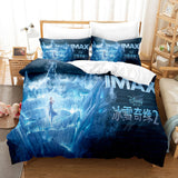 Carica l&#39;immagine nel visualizzatore Galleria, Frozen 2 Elsa Anna Cosplay Set di biancheria da letto per bambini Set copripiumino trapuntato