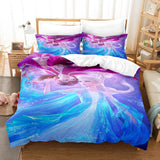 Carica l&#39;immagine nel visualizzatore Galleria, Frozen 2 Elsa Anna Cosplay Set di biancheria da letto per bambini Set copripiumino trapuntato