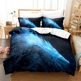 Carica l&#39;immagine nel visualizzatore Galleria, Frozen 2 Elsa Anna Cosplay Set di biancheria da letto per bambini Set copripiumino trapuntato