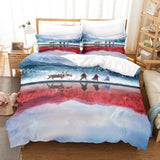 Carica l&#39;immagine nel visualizzatore Galleria, Frozen 2 Elsa Anna Cosplay Set di biancheria da letto per bambini Set copripiumino trapuntato
