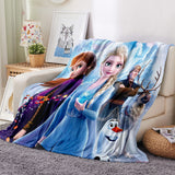 Load image into Gallery viewer, Frozen Blanket Flannel Throw Room Decoration