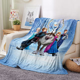 Load image into Gallery viewer, Frozen Blanket Flannel Throw Room Decoration