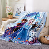 Load image into Gallery viewer, Frozen Blanket Flannel Throw Room Decoration