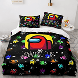 Laden Sie das Bild in den Galerie-Viewer, Spiel unter uns Cosplay Kinder Bettwäsche Set Quilt Bettbezug Bettsets