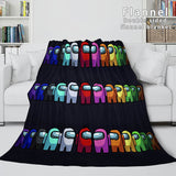 Load image into Gallery viewer, Game Among Us Flannel Fleece Blanket Dunelm Quilt Wrap Nap Blanket