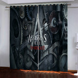 Load image into Gallery viewer, Game Assassin&#39;s Creed Pattern Curtains Blackout Window Drapes