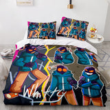 Laden Sie das Bild in den Galerie-Viewer, Spiel FNF Whitty Cosplay Bettwäsche-Set Quilt Bettbezüge Bettwäsche-Sets