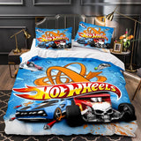 Load image into Gallery viewer, Hot Wheels Bedding Set Duvet Covers Bed Sets