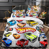 Load image into Gallery viewer, Hot Wheels Bedding Set Duvet Covers Bed Sets