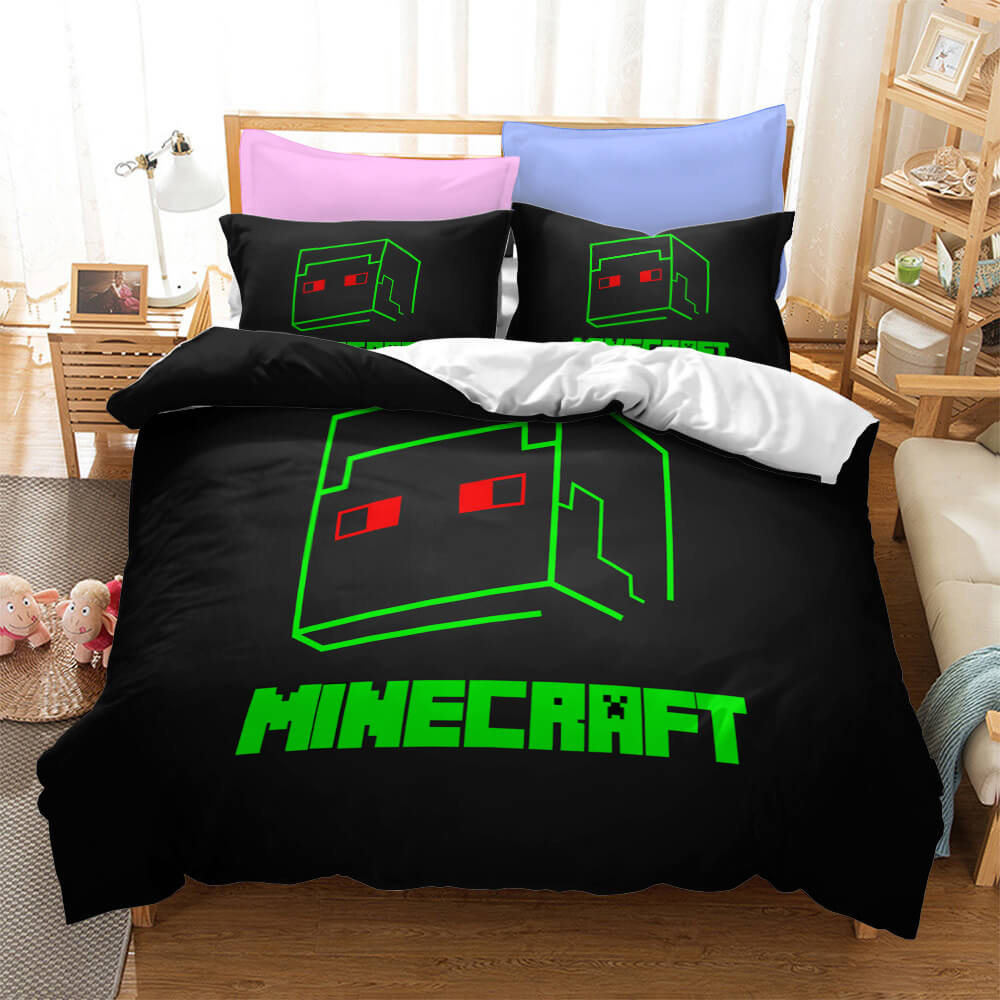 Game Minecraft Bedding Sets Quilt Cover Without Filler – ebuycosuk