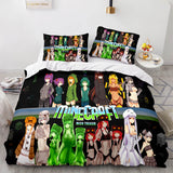 Laden Sie das Bild in den Galerie-Viewer, Spiel Minecraft Cosplay Bettwäsche-Set Quilt Bettbezüge Bettwäsche-Sets