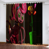 Load image into Gallery viewer, Game Poppy Playtime Curtains Blackout Window Drapes