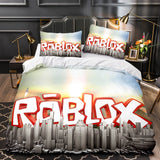 Laden Sie das Bild in den Galerie-Viewer, Spiel Roblox Bettwäsche-Set Quilt Duvet Cover Bed Sets Weihnachtsgeschenk