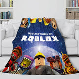 Laden Sie das Bild in den Galerie-Viewer, Roblox-Flanell-Fleecedecke, Dunelm-Bettwäsche, Steppdecke, Wickeldecke, Nickerchendecke