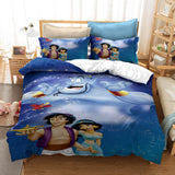 Load image into Gallery viewer, Girls Gift Disney Princess Bedding Set UK Quilt Duvet Cover Bed Sets