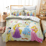 Carica l&#39;immagine nel visualizzatore Galleria, Set di biancheria da letto per ragazze Disney Princess Set copripiumino trapuntato nel Regno Unito