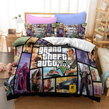 Laden Sie das Bild in den Galerie-Viewer, Grand Theft Auto Bettwäsche-Set Bettbezug ohne Füllstoff