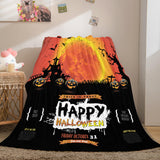 Load image into Gallery viewer, Halloween Castle Flannel Fleece Blanket Wrap Nap Quilt Bedding Blanket