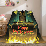Load image into Gallery viewer, Halloween Castle Flannel Fleece Blanket Wrap Nap Quilt Cosplay Blanket