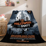 Load image into Gallery viewer, Halloween Castle Flannel Fleece Blanket Wrap Nap Quilt Cosplay Blanket