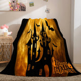 Load image into Gallery viewer, Halloween Party Decoration Flannel Fleece Blanket Wrap Nap Blanket