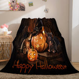 Load image into Gallery viewer, Halloween Party Decoration Flannel Fleece Blanket Wrap Nap Blanket