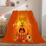 Load image into Gallery viewer, Halloween Party Decoration Flannel Fleece Blanket Wrap Nap Blanket