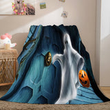 Load image into Gallery viewer, Halloween Party Decoration Flannel Fleece Blanket Wrap Nap Blanket