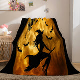 Load image into Gallery viewer, Halloween Party Decoration Flannel Fleece Blanket Wrap Nap Blanket
