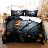 Load image into Gallery viewer, Halloween Pattern Bedding Set Quilt Cover Without Filler