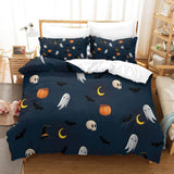 Load image into Gallery viewer, Halloween Pattern Bedding Set Quilt Cover Without Filler