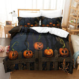 Load image into Gallery viewer, Halloween Pattern Bedding Set Quilt Cover Without Filler