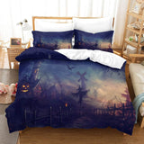 Load image into Gallery viewer, Halloween Pattern Bedding Set Quilt Cover Without Filler