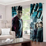 Load image into Gallery viewer, Harry Potter College Pattern Curtains Blackout Window Drapes Decoration