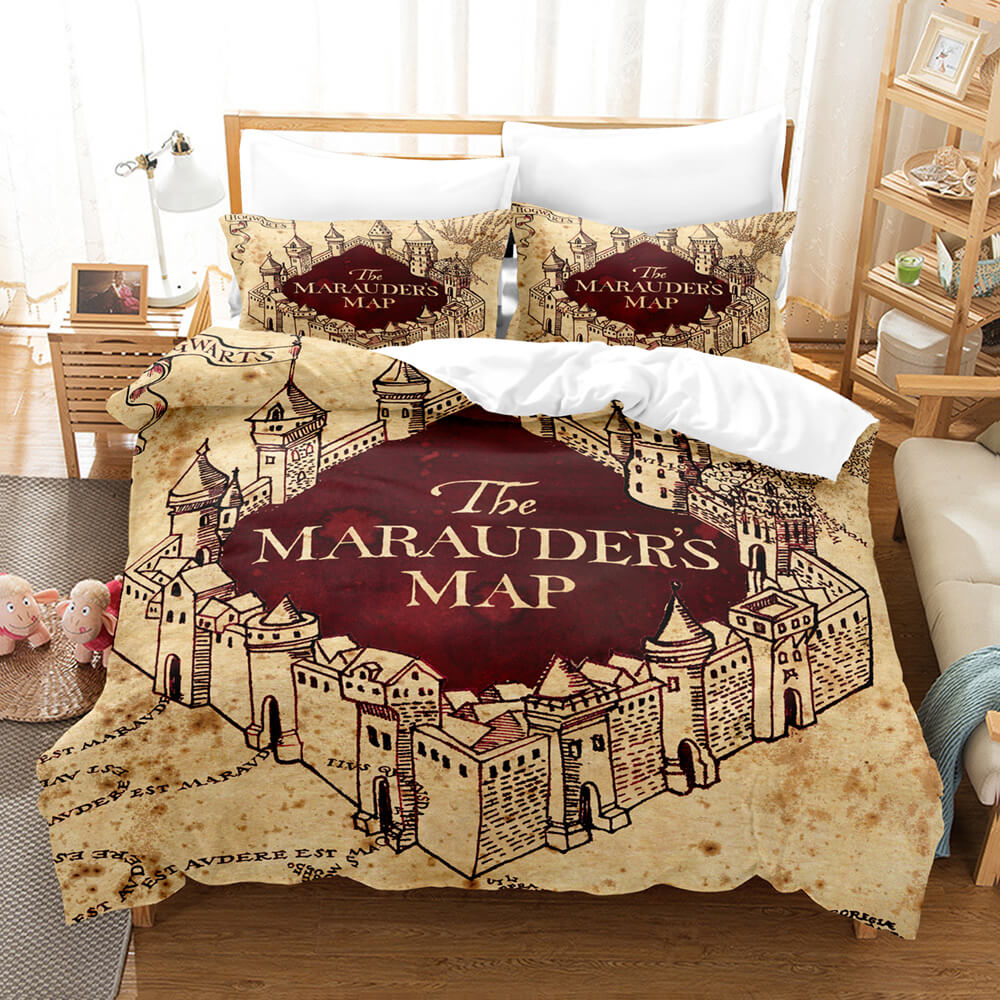 Set biancheria da letto Harry Potter Cosplay UK Set di lenzuola coprip –  ebuycosuk