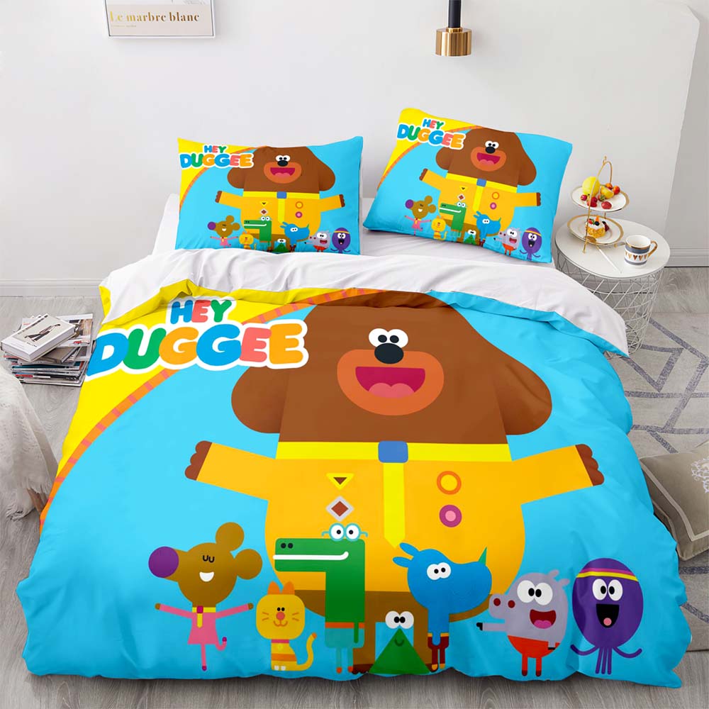 Hey Duggee Bedding Set Pattern Quilt Cover Without Filler ebuycosuk